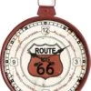 Wandklok - Wanddecoratie - Rond - Klok Metaal - Voor Binnen - Route 66 - 65x70 Cm -Trendybywave 889x1200