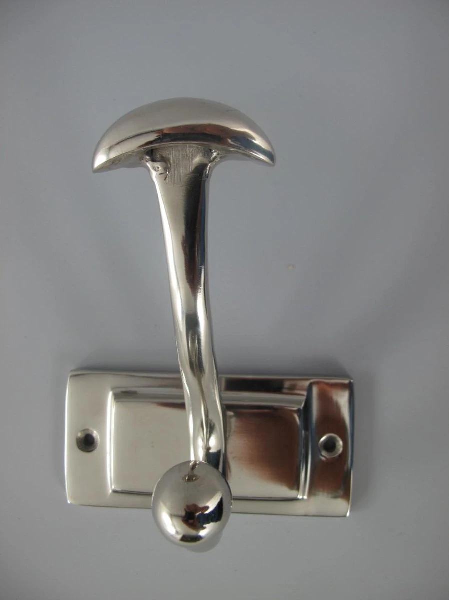 Kapstokhaak - Moderne Wandkapstok - Vernikkeld Aluminium - 13 Cm Hoog 4 Kapstokhaak - Moderne Wandkapstok - Vernikkeld Aluminium - 13 Cm Hoog - Afbeelding 2