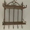 Wandkapstok - Wandrek - 2 Lagen - Rustiek - Roestkleurig - 68 Cm Hoog -Trendybywave 899x1200 8