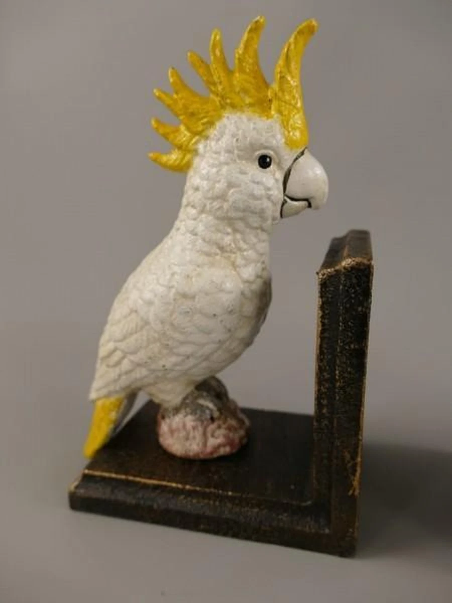 Boekensteun - Boekensteun Kakkatoe - Ijzer - 18 Cm Hoog 4 Boekensteun - Boekensteun Kakkatoe - Ijzer - 18 Cm Hoog - Afbeelding 2