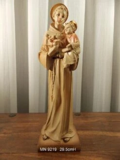 Sculptuur - 29,5 Cm Hoog - Anthonius Van Padua