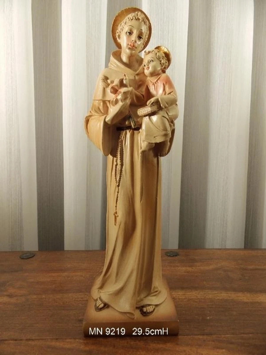 Sculptuur - 29,5 Cm Hoog - Anthonius Van Padua 3 Sculptuur - 29,5 Cm Hoog - Anthonius Van Padua