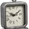 Tafelklok 13*5*16 Cm / 1*AA Grijs Metaal Rechthoek Tafelklokken Binnen Staand Klokje Tafelklokje -Trendybywave 902x1200 1
