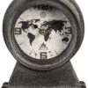 Tafelklok 15*8*19 Cm / 1*AA Zwart Ijzer, Glas, Hout Rond Wereldkaart Tafelklokken Binnen Staand Klokje Tafelklokje 1 Tafelklok 15*8*19 Cm / 1*AA Zwart Ijzer, Glas, Hout Rond Wereldkaart Tafelklokken Binnen Staand Klokje Tafelklokje -Trendybywave 919x1200
