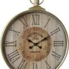 Wandklok - Wanddecoratie - Rond - Klok Metaal - Voor Binnen - Old Town - 67x87 Cm -Trendybywave 922x1200