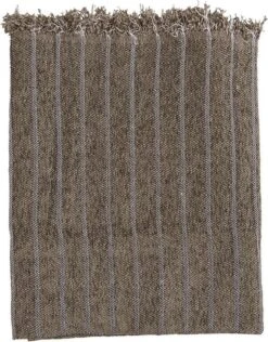 Plaid 125*150 Cm Grijs Katoen Deken Kleed Dekentje