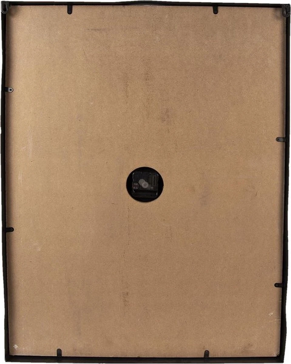 Wandklok 60*6*79 Cm / 1*AA Bruin Hout, Metaal Rechthoek Muurklok Hangklok Keukenklok 4 Wandklok 60*6*79 Cm / 1*AA Bruin Hout, Metaal Rechthoek Muurklok Hangklok Keukenklok - Afbeelding 2