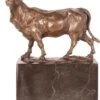 Bronzen Beeld - De Trotse Stier - Gedetailleerd Sculptuur - 17,5 Cm Hoog -Trendybywave 966x1200 2