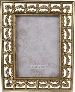 Set Van 2 X Fotolijst 13x18 Cm Goudkleurig Kunststof Fotokader Wissellijst Foto Frame