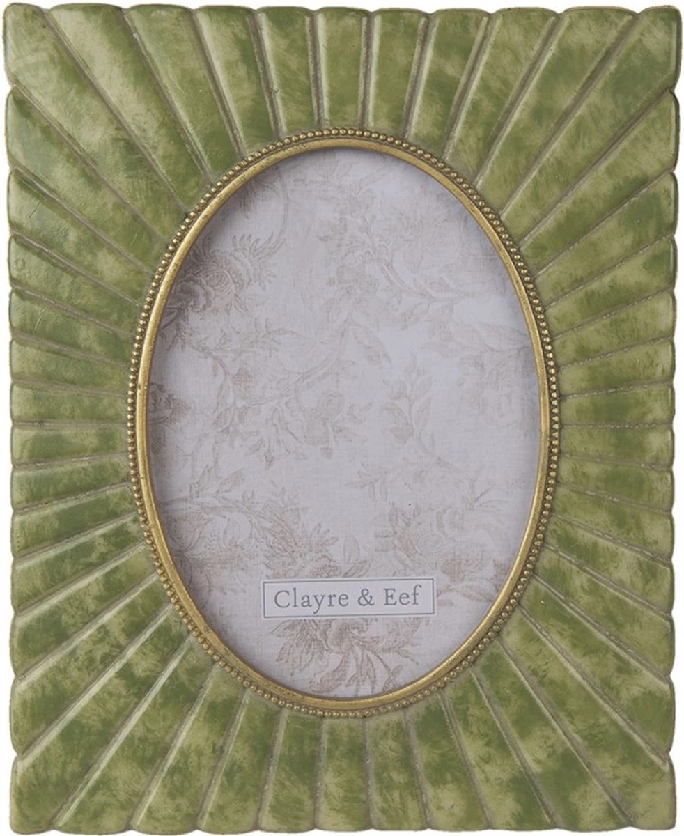 Set Van 2 X Fotolijst 13x18 Cm Groen Kunststof Fotokader Wissellijst Foto Frame